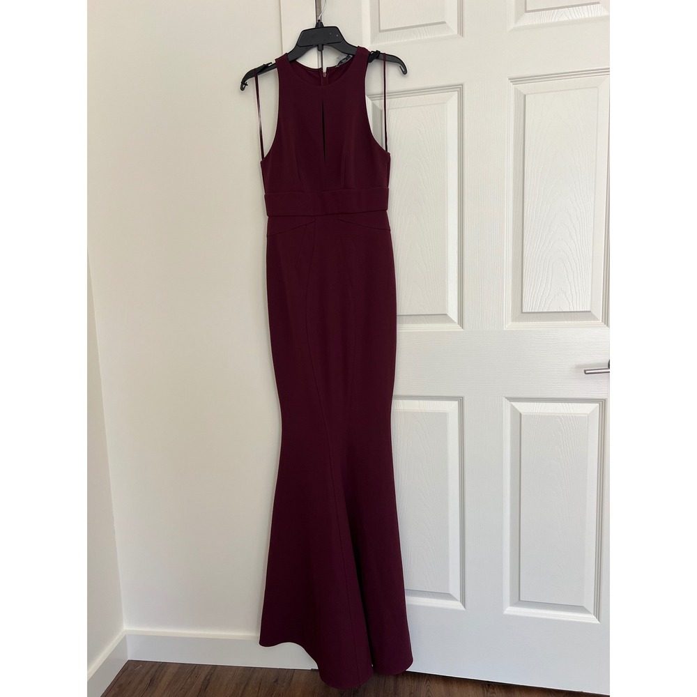 Zac‎ Zac Posen Burgundy Merlot Mermaid Gown Dress Size 6 NEW